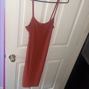 Bodycon Rust Mini Dress